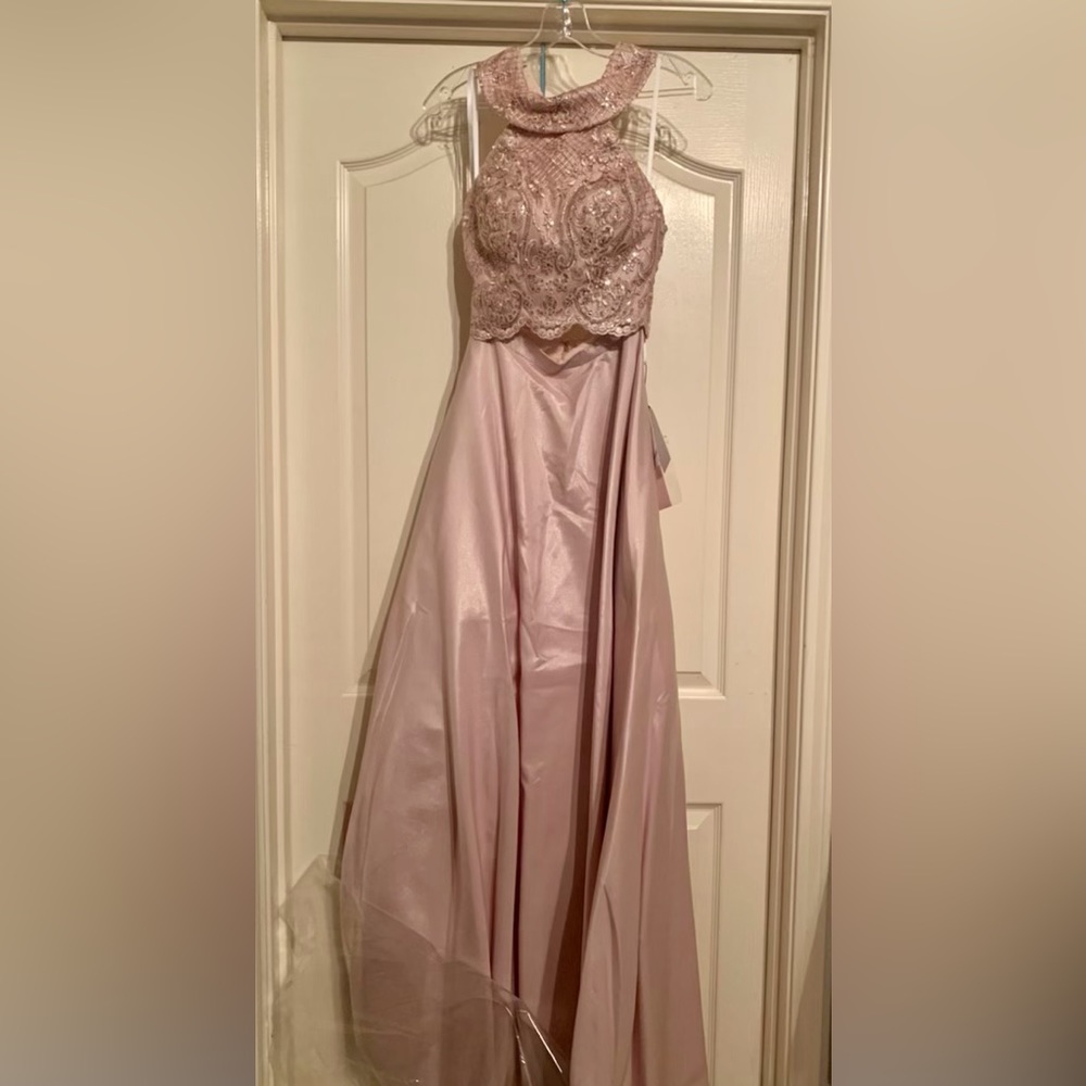 NWT Alyce Paris French pink formal gown
